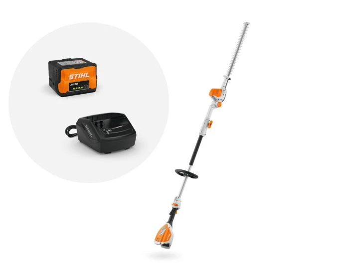 Stihl HLA 56 AK System Cordless Long-reach Hedge Trimmer with 1x AK 20 Battery and AL Charger | HA01 200 0058