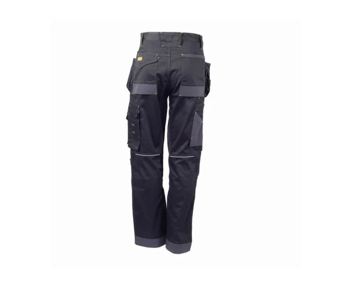 DeWalt Harrison Regular Fit Stretch Work Trousers Black / Grey - W30" L31"