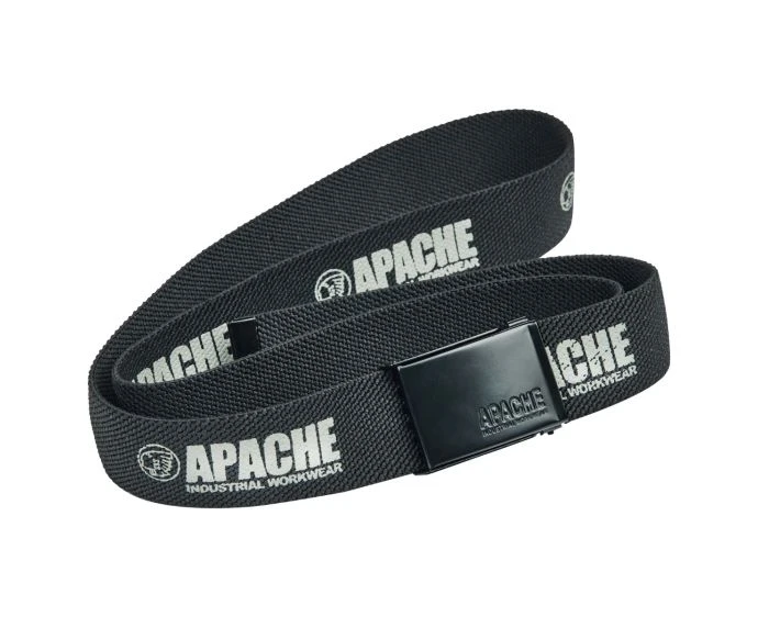 APACHE Black Horizon Elasticated Belt - One Size