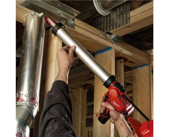 Milwaukee M12PCG/400A-201B 12V Cordless 400ml Caulking Gun With 1 x 2.0Ah Battery, Charger & Case