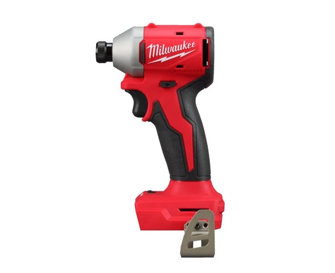 Milwaukee M18BLPP4A2-503B 18V Cordless Brushless 4 Piece Tool Kit With 3 x 5.0Ah Batteries, Charger & Bag