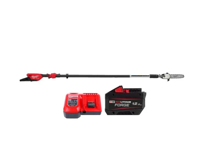 Milwaukee M18FTPS30-121 18V M18 Fuel Cordless Brushless Telescopic Pole Saw 30 cm With 1 x 12.0Ah Battery & Charger