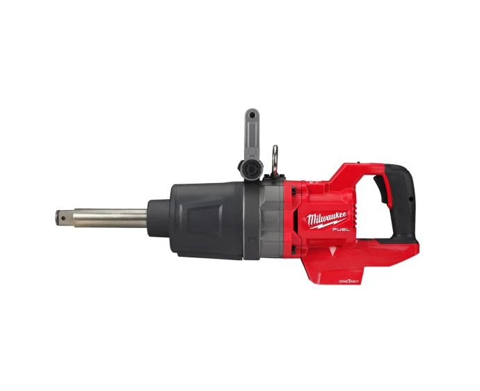 Milwaukee M18ONEFHIWF1D-121C 18V M18 FUEL One Key 1″ High Torque D-Handle Impact Wrench With Friction Ring And Extended Anvil With 1 x 12.0Ah Forge Battery, Charger & Case