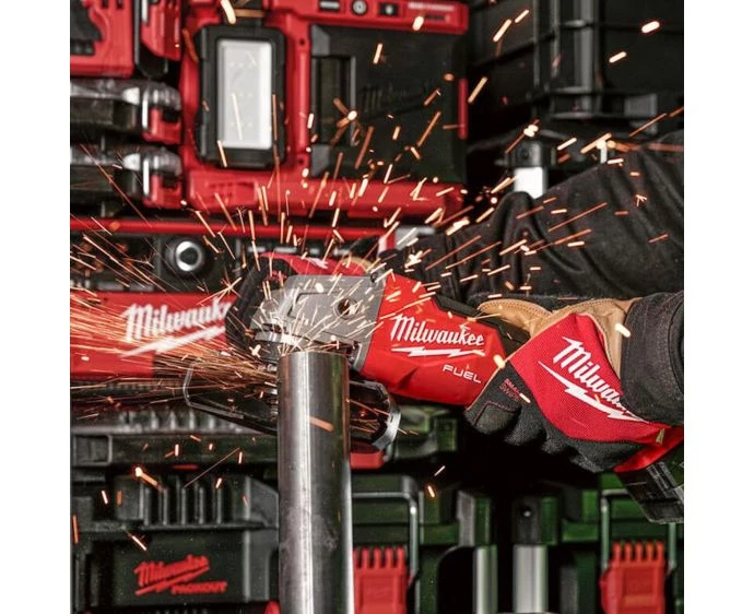 Milwaukee M18ONEFSAG115XPDB-0X 18V FUEL Cordless 115mm Paddle Switch Angle Grinder With Carry Case