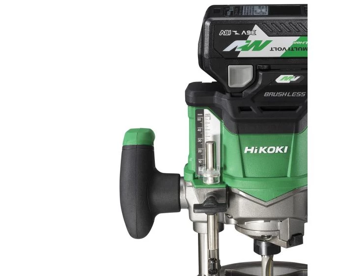 HiKOKI M3612DAJPZ 36V Multivolt Cordless Brushless 1/2" Router With 1x 2.5Ah Battery, Charger & Case
