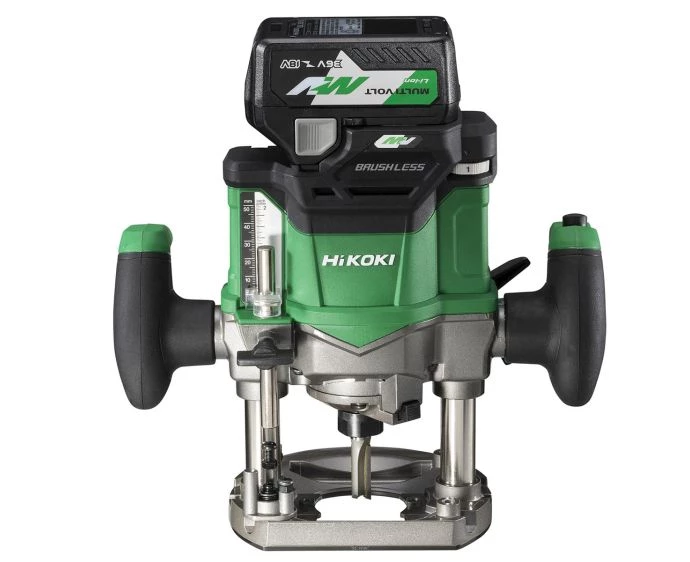 HiKOKI M3612DAJPZ 36V Multivolt Cordless Brushless 1/2" Router With 1x 2.5Ah Battery, Charger & Case