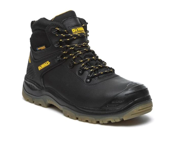 DeWalt Newark Waterproof Safety Hiker Boots, Black – Size 8