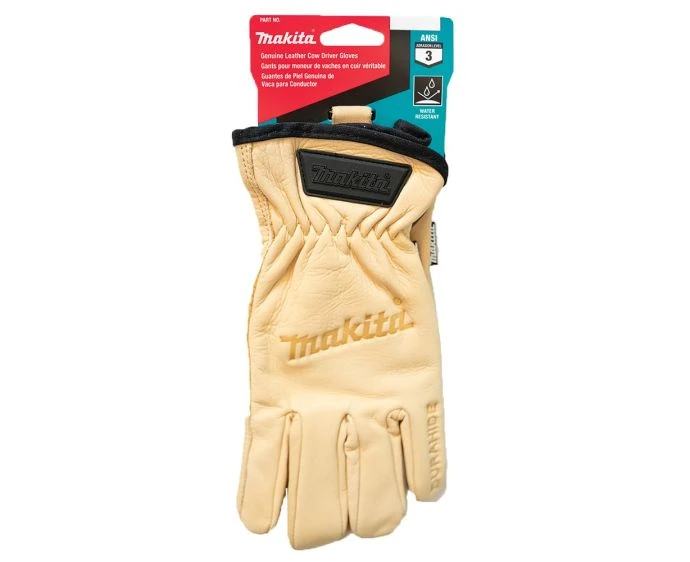 Makita P-84632 Cow Driver Gloves Large Pair