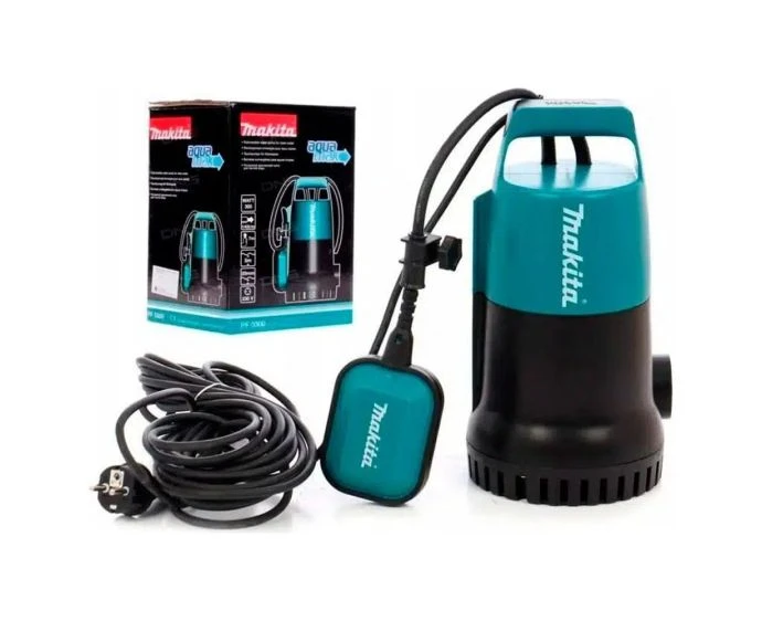 Makita Submersible Drainage Pump PF0300/2 Corded 240V 140L/min 300W IP68 Bare Unit