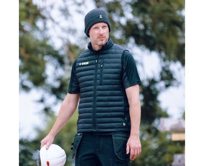 Apache Picton Black Soft Comfortable Lightweight Unisex Body Warmer | Picton-Gilet-XL