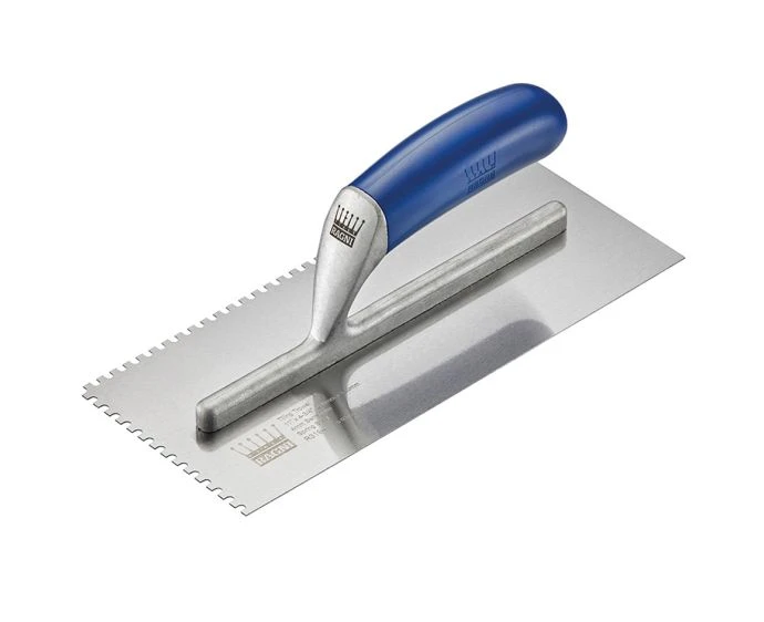 Ragni R319-4 Tiling Trowel 11" With 4mm U-Shaped Notches & Soft Grip Handle
