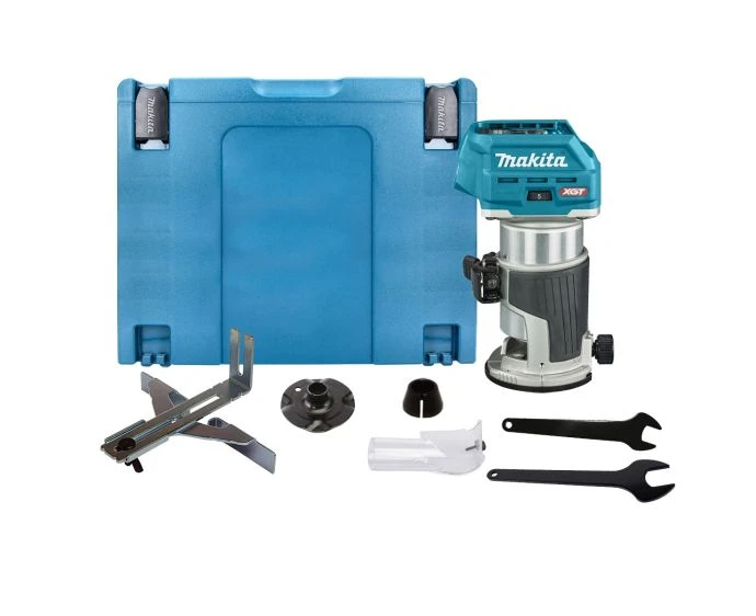 Makita RT001GZ20 40V Max XGT Cordless Brushless 6mm/8mm 1/4" & 3/8" AWS 1160W Router/Trimmer With Case