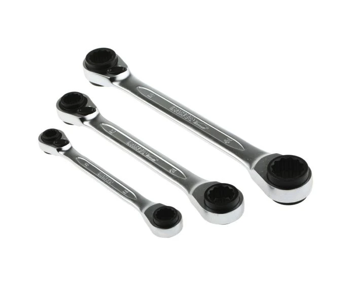 Bahco S4RM Series Reversible Ratchet Spanner Set 3 Piece | S4RM/3T