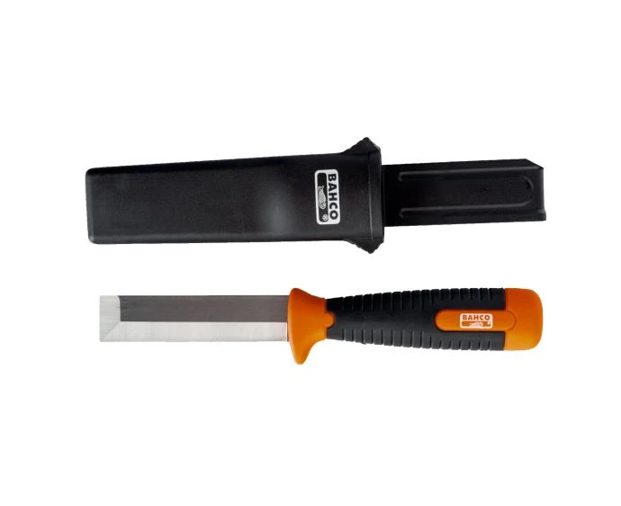 Bahco BAH2448 100mm Heavy-Duty Chisel Wrecking Knife with Holster | SB-2448