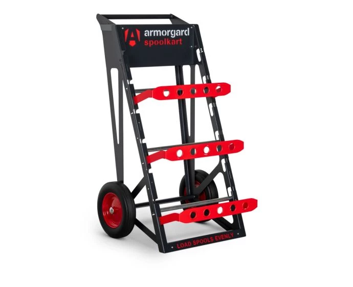 Armorgard SPK2 SpoolKart Reel Cart With Wheels - 740x840x1365mm | SPK2