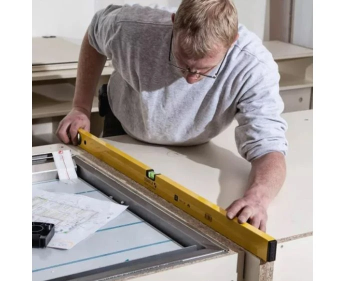 Stabila STB70240  3 Vial 100cm Double Plumb Spirit Level 