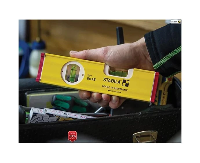 Stabila STB80AS100 80 AS 2 Vial 100cm Spirit Level