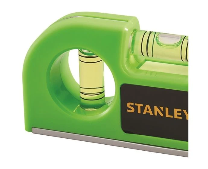 STANLEY® 87mm / 3.4" Magnetic Pocket Level (2 Vials) Green STHT42131-9