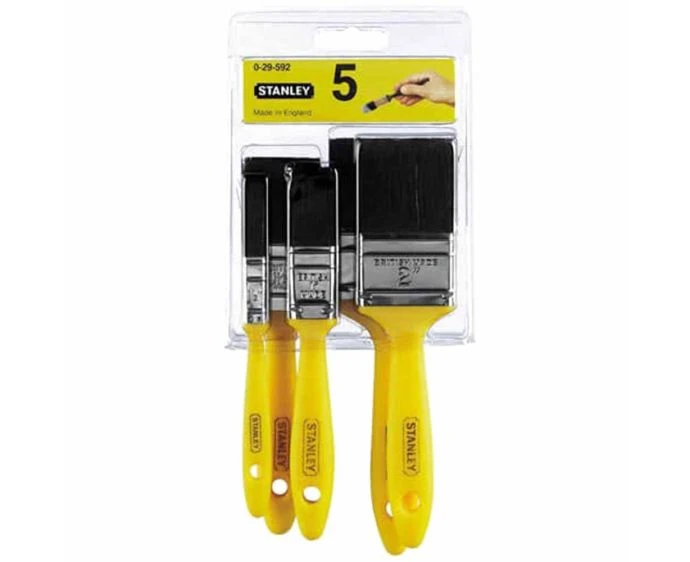 STANLEY® Hobby Paint Brush Set Of 5 12 25 37 50 & 62Mm STPPYS5Z