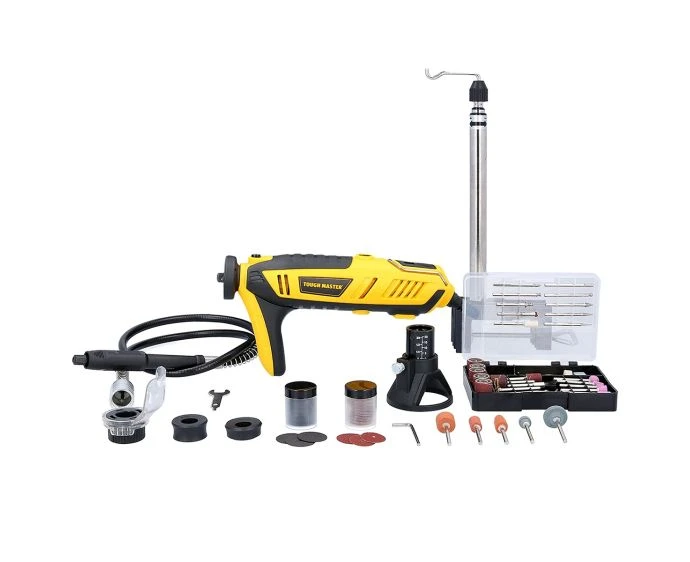TOUGH MASTER Rotary Tool Kit Multi Tool 127 accessories 200W (TM-RT200DE)