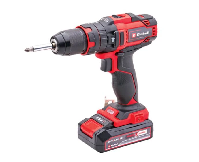 Einhell XMS25PXCOMBI 18V Combi Drill With a 2.5Ah Li-ion Battery & Charger