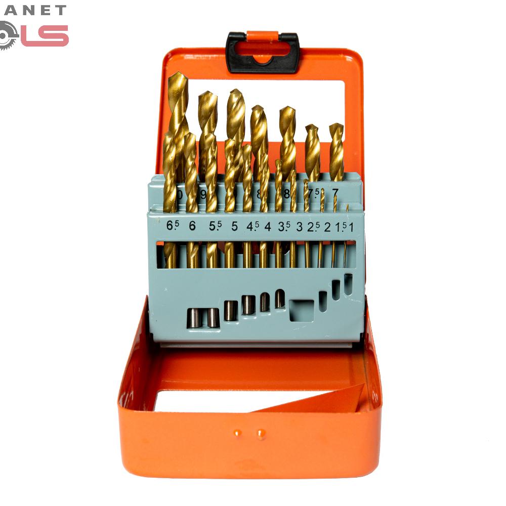 WELLCUT HSS-Bohrer-Set – 19-teilig, 1-10 Mm, Titanbeschichtet, Für Metall, Holz & Kunststoff